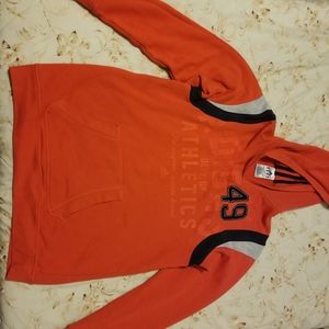 Orange adidas hoodie